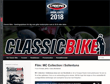 Tablet Screenshot of classicbike.se